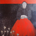technique mixte sur toile 100x120 | Anastasiia | Vendue