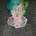technique mixte sur toile 40x50 | Silence IV | Vendue