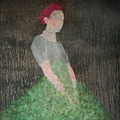 technique mixte sur toile 116x89  | Buisson IV
