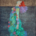 technique mixte sur toile 92x73  | Intrusion III | Vendue