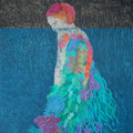 technique mixte sur toile 92x73  | Intrusion | Vendue