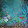 acrylique sur toile 160x120 | L'heure bleue II | Vendue