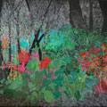 technique mixte sur toile 100x120 | Dissimulation VI | Vendue